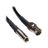 Canare L-2.5CHD 3G-SDI 1.0/2.3 DIN to BNC Female SDI Cable 1FT - Coremicro