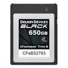 Delkin Devices 650GB BLACK CFexpress Type B Memory Card - Coremicro