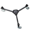 Libec LX10 Studio Two-Stage Aluminum Tripod System and H65B Head with Dual Pan Handles and Spreader Dolly - Coremicro