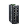 EtherWAN EX73900X Series Hardened Managed 12-Port Gigabit and 4-Port 10G SFP+ Ethernet Switch - Coremicro