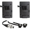 Hive Lighting Hornet 200-C Dual V-Mount Battery Plate Kit W/Y Cable - Coremicro