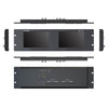 Lilliput RM-7026-12G Dual 7 Inch 3RU Rackmount 12G-SDI Monitor - Coremicro