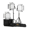 ikan Lyra 1 x 1 Bi-Color 3-Point Soft Panel LED Light Kit (3200-5600K) - Coremicro