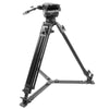 Prompter People TRI-HD500 Heavy-Duty Tripod with 100mm Fluid Head (50lbs Payload) - Coremicro