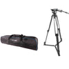 Prompter People TRI-HD500 Heavy-Duty Tripod with 100mm Fluid Head (50lbs Payload) - Coremicro